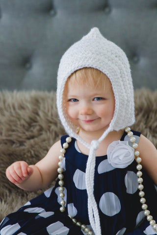 White pixie elf hat