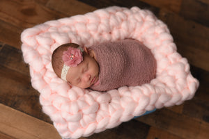 3 new colors for our newborn photography chunky bump blankets