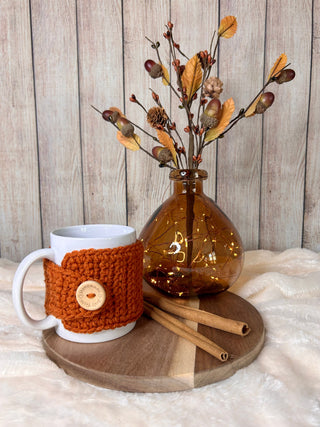 65 colors mug cozy for coffee cup by Two Seaside Babes