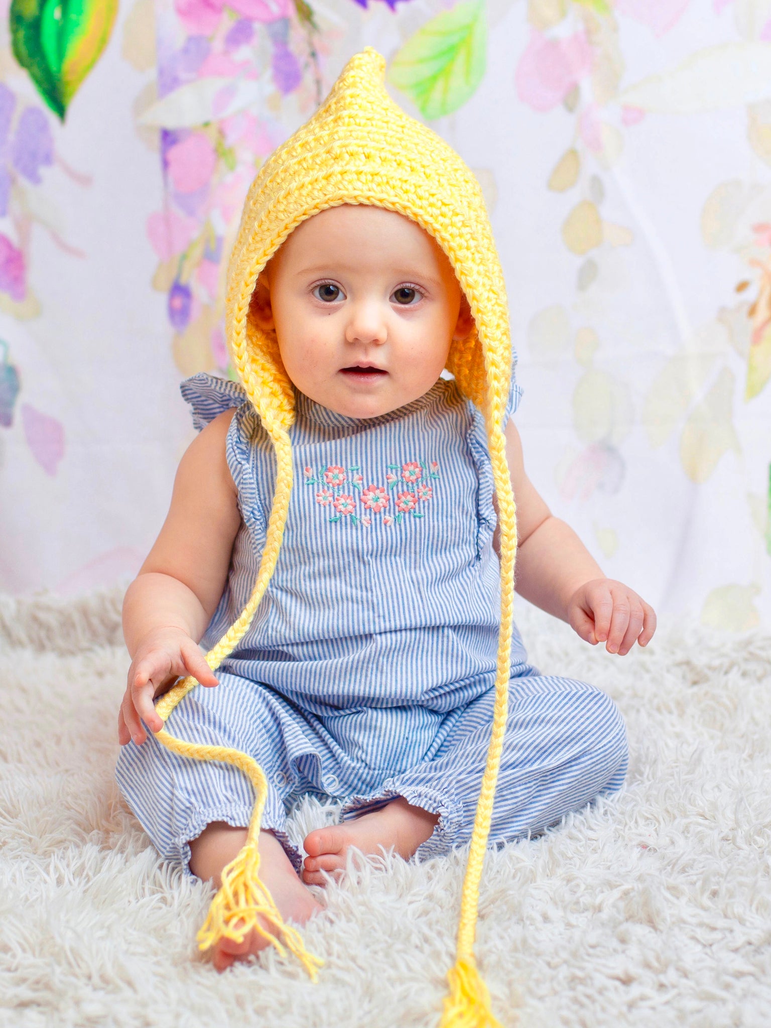 Lemonade pixie elf hat by Two Seaside Babes