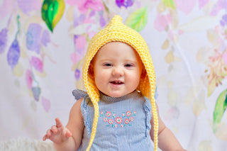 Lemonade pixie elf hat by Two Seaside Babes