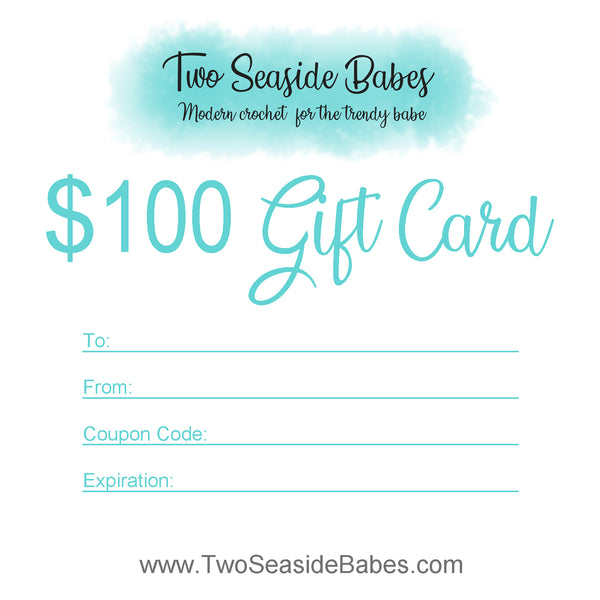 $100 Two Seaside Babes Gift Card
