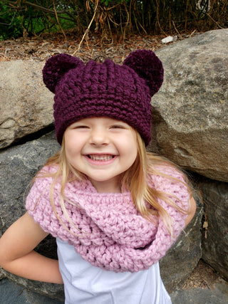 32 colors double pom beanie winter hat