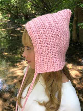 Light pink pixie elf hat - Two Seaside Babes