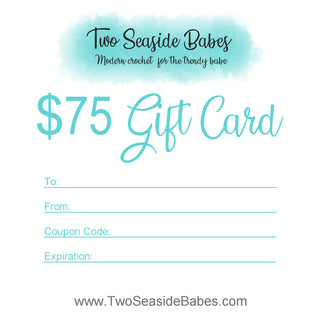 $75 Two Seaside Babes Gift Card