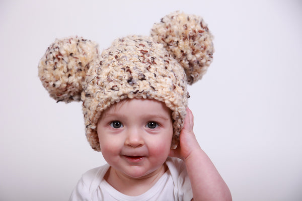 10 colors giant pom pom winter hat by Two Seaside Babes