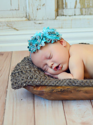 Barn Wood Brown | newborn photo prop layering baby blanket, basket stuffer, bucket filler by Two Seaside Babes