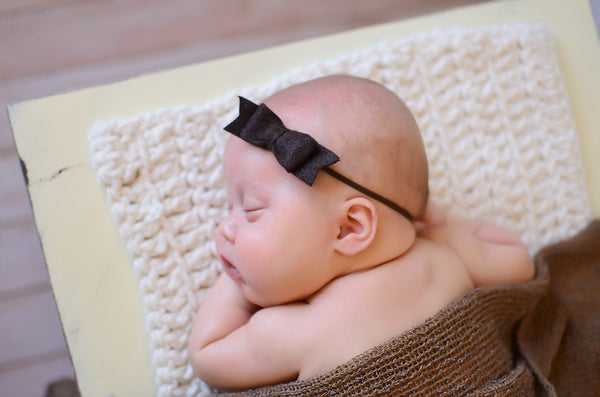 Cream | newborn photo prop layering baby blanket, basket stuffer, bucket filler