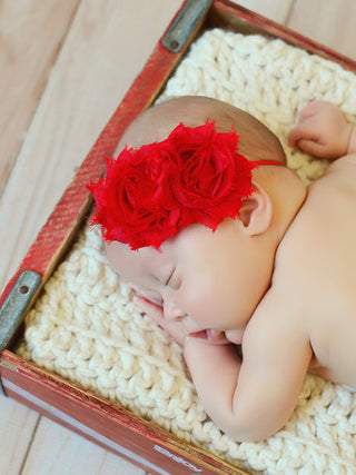 Cream | newborn photo prop layering baby blanket, basket stuffer, bucket filler by Two Seaside Babes