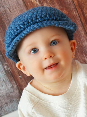 Irish wool newsboy hats in newborn, baby, toddler, boy, & men's