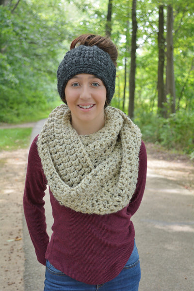 32 colors infinity cowl winter scarf