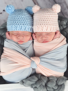 39 colors mini pom pom hat by Two Seaside Babes