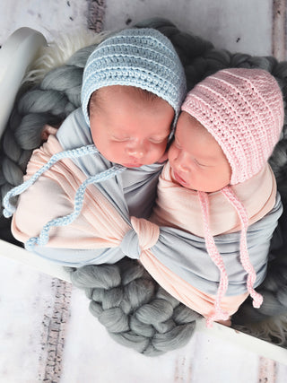 30 colors baby bonnet, hospital hat, shower gift, newborn photo prop by Two Seaside Babs