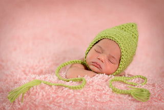 Pistachio Pixie Elf Baby Hat