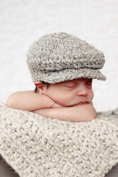 Wheat | newborn photo prop layering baby blanket, basket stuffer, bucket filler
