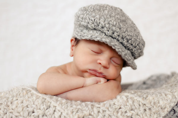 Wheat | newborn photo prop layering baby blanket, basket stuffer, bucket filler