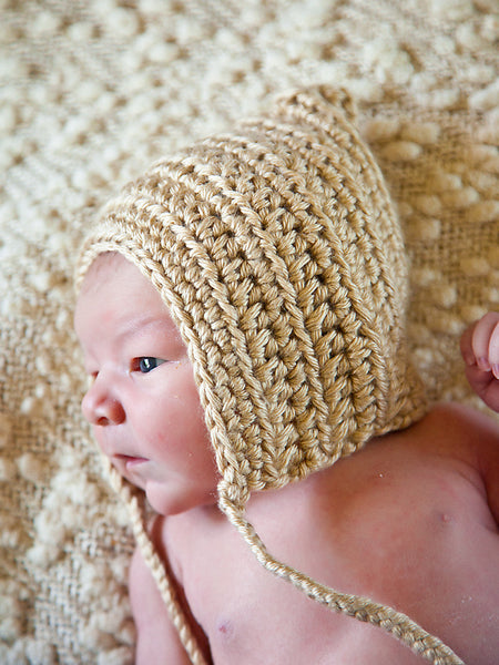 Baby Brown Pixie Elf Baby Hat by Two Seaside Babes