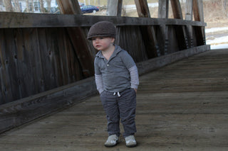 Taupe | Irish wool Donegal newsboy hat, flat cap, golf hat | newborn, baby, toddler, boy, & men's sizes