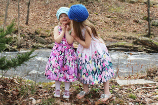 Pale blue, cobalt blue, and dark purple buckle newsboy cap by Two Seaside Babes