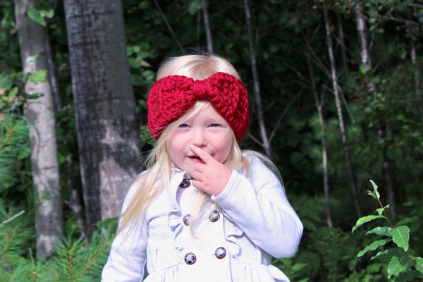 32 colors knotted bow winter headband