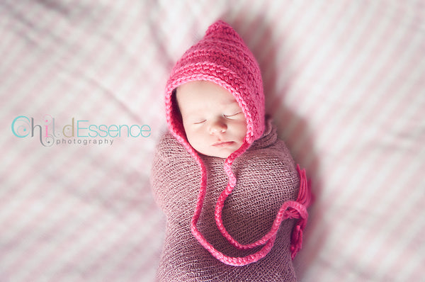 Hot Pink Pixie Elf Baby Hat
