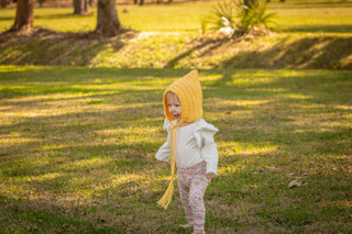 Golden yellow pixie elf hat