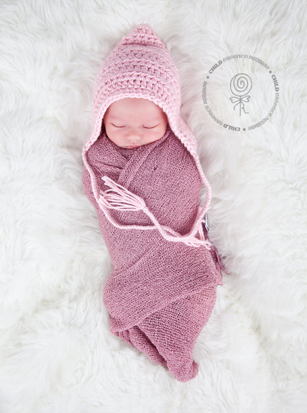 Baby Pink Pixie Elf Baby Hat