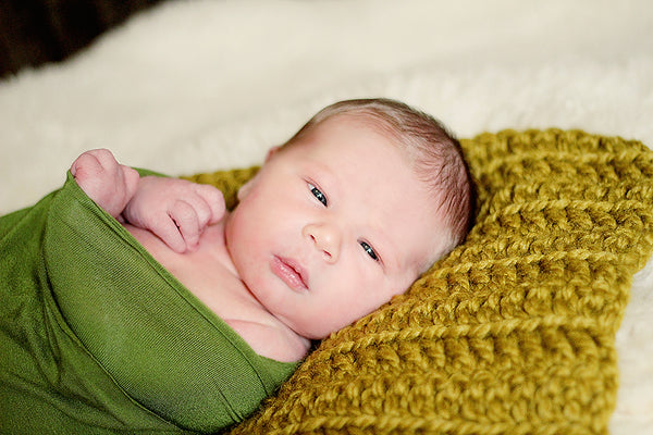 Snapdragon | newborn photo prop layering baby blanket, basket stuffer, bucket filler