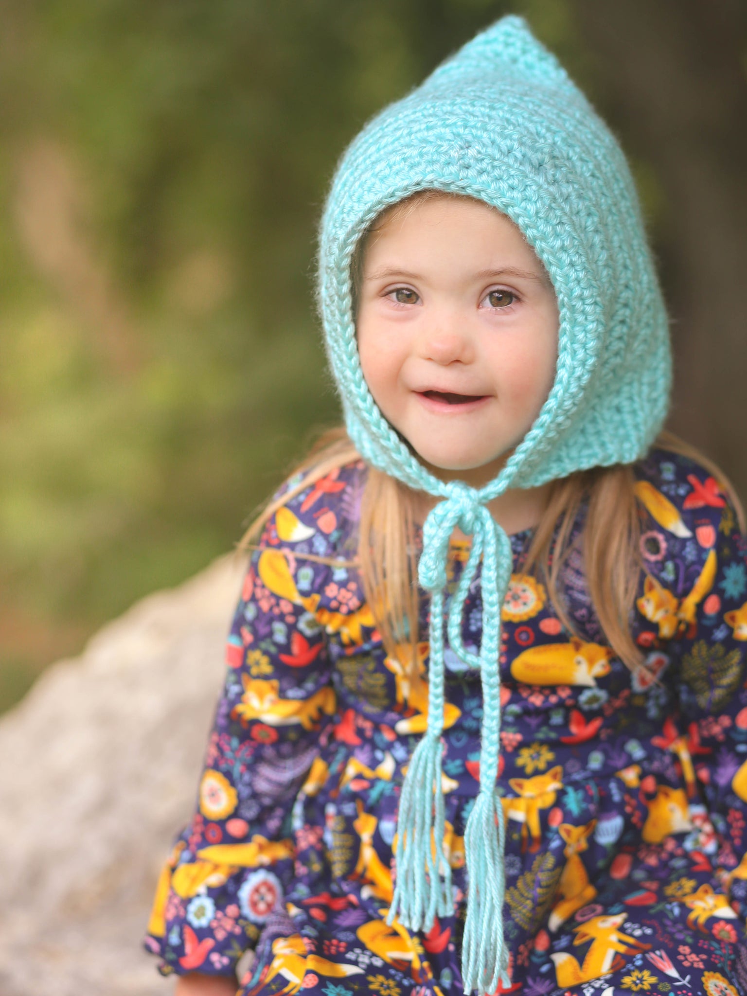 Robin's egg blue pixie elf hat by Two Seaside Babes