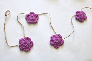 Orchid Spring & Easter flower farmhouse garland