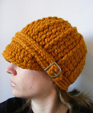 Adult Butterscotch Buckle Beanie