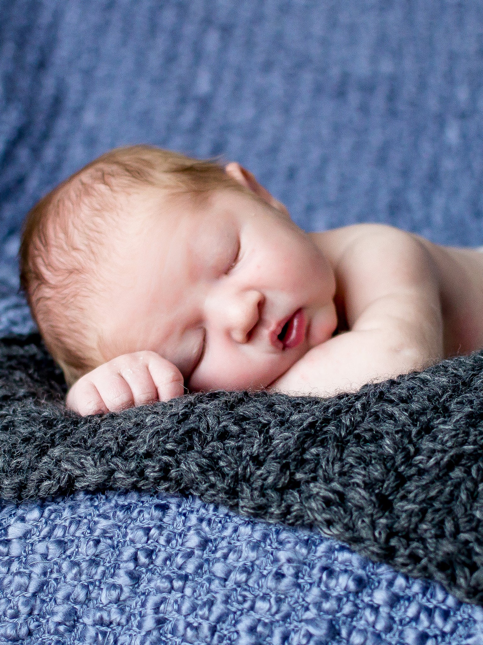 Charcoal Gray | newborn photo prop layering baby blanket, basket stuffer, bucket filler by Two Seaside Babes