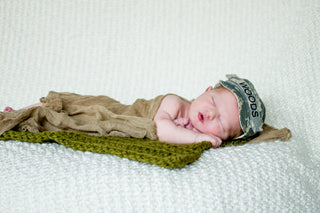 Olive Green | newborn photo prop layering baby blanket, basket stuffer, bucket filler